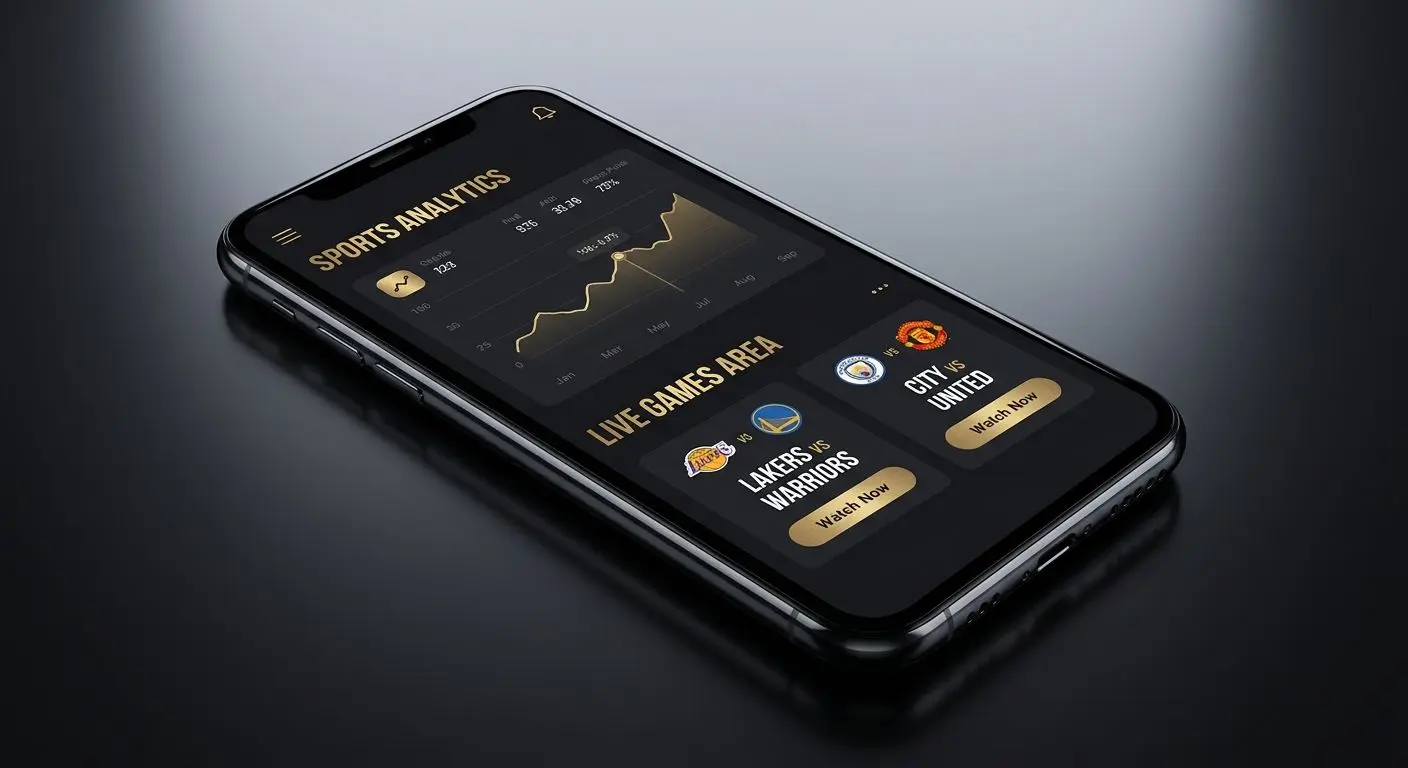 Interfaz general de la app Wplay Mockup general de la app Wplay en smartphone
