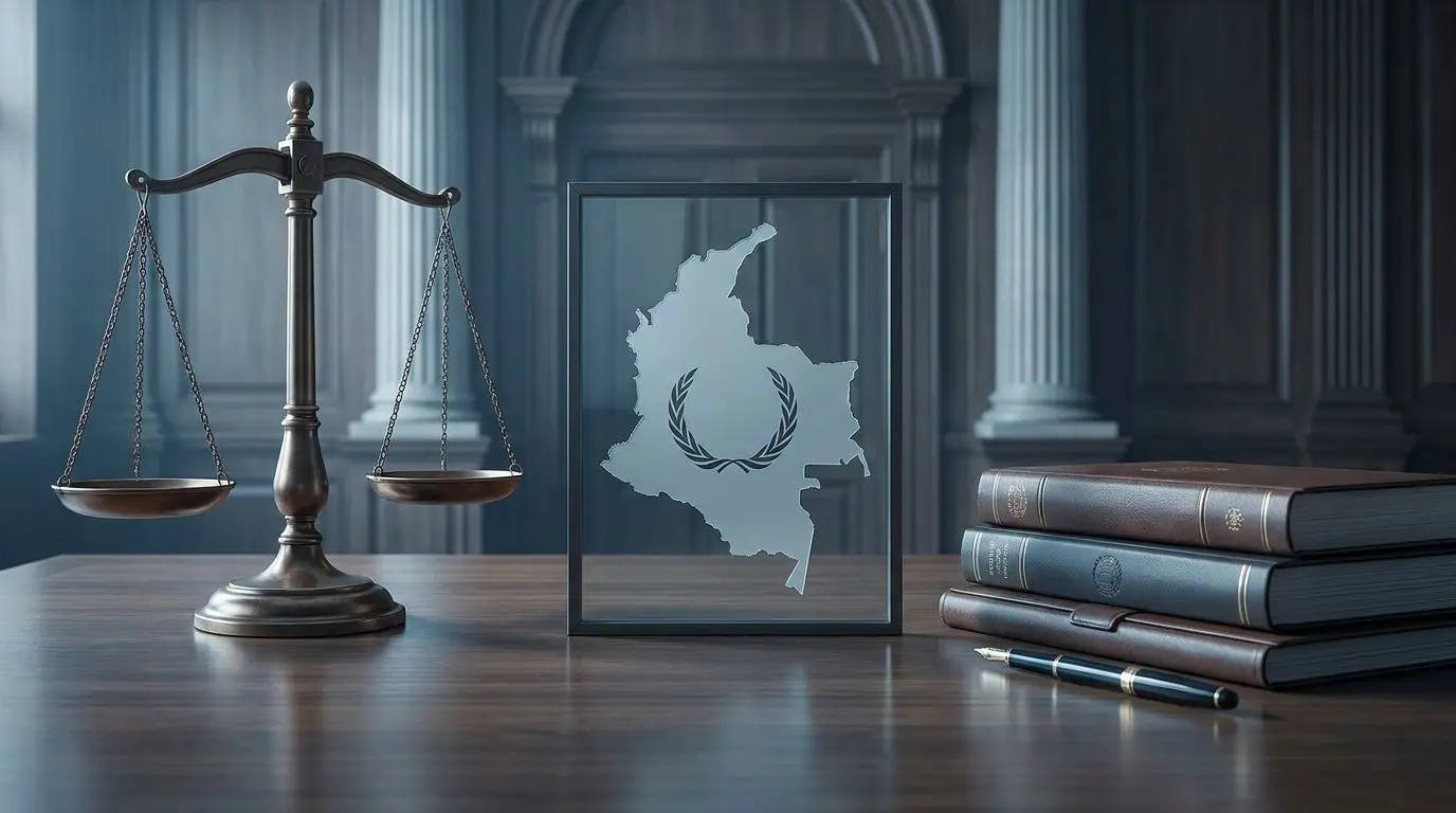 Símbolos de justicia y ley aplicable en Colombia