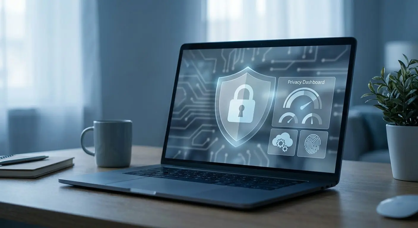 Imagen de seguridad digital y protección de datos
