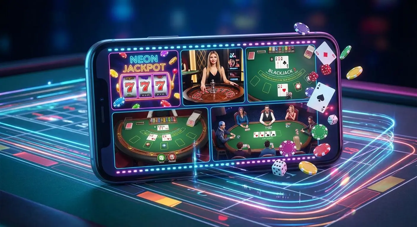 Selecci&oacute;n de juegos populares de casino en la aplicaci&oacute;n Wplay para m&oacute;vil