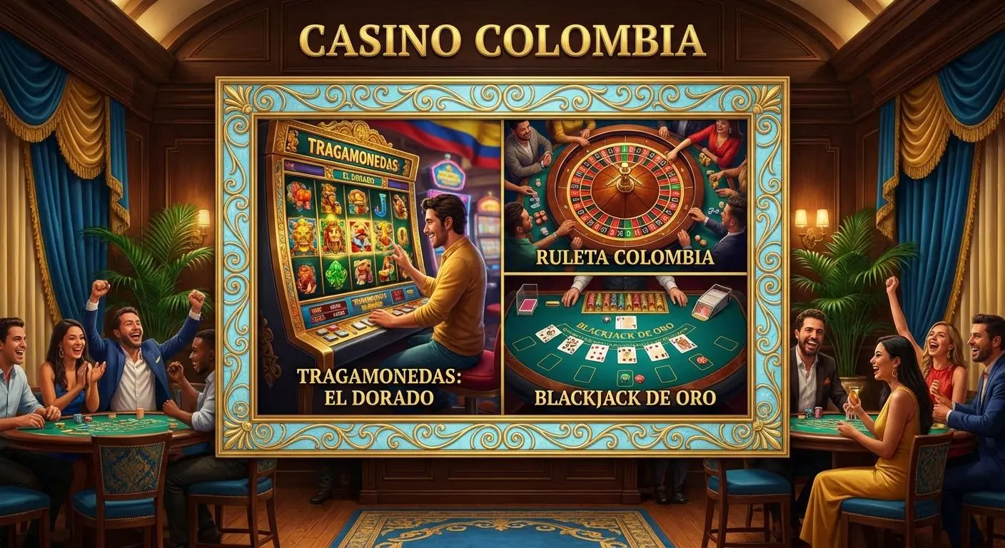 Variedad de juegos de casino online disponibles en Wplay Casino.